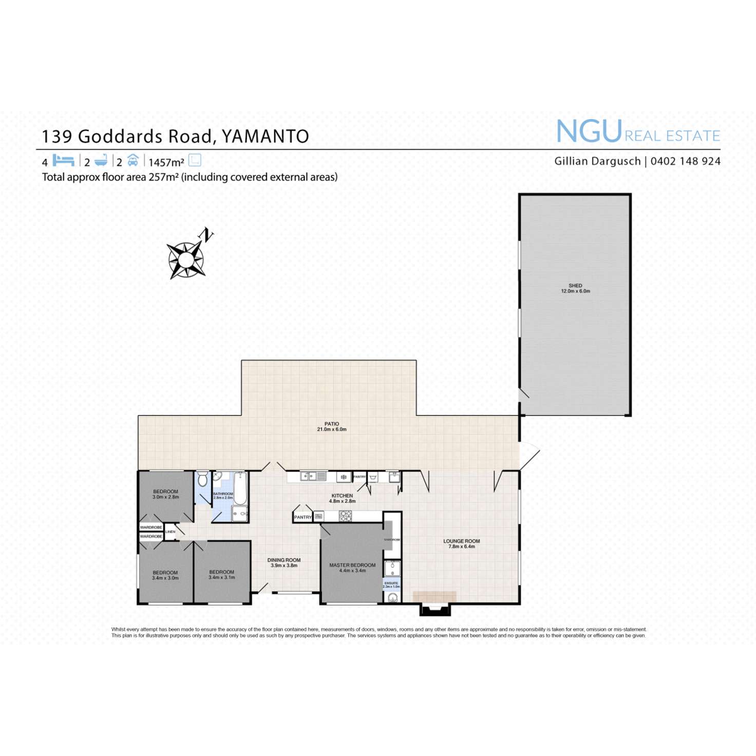 Floorplan of Homely house listing, 139 Goddards Road, Yamanto QLD 4305