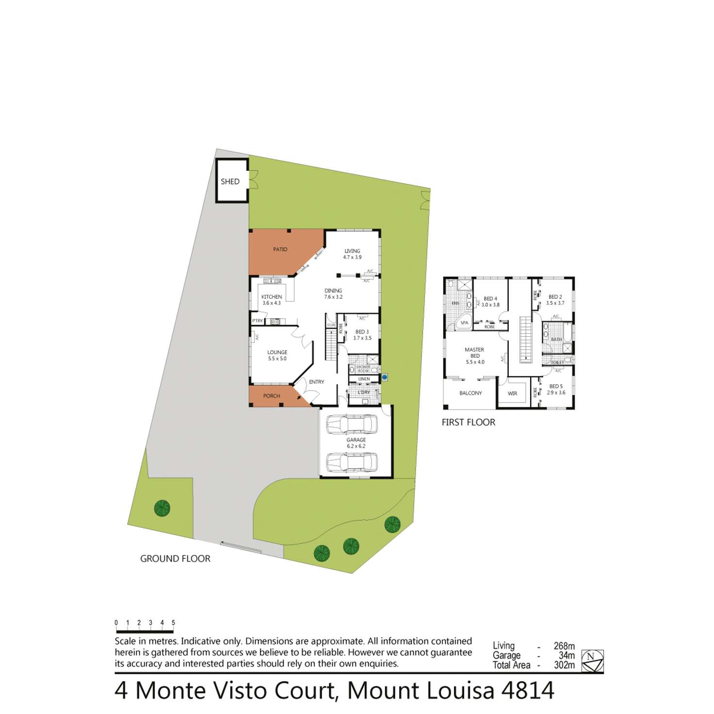 Floorplan of Homely house listing, 4 Monte Visto Court, Mount Louisa QLD 4814