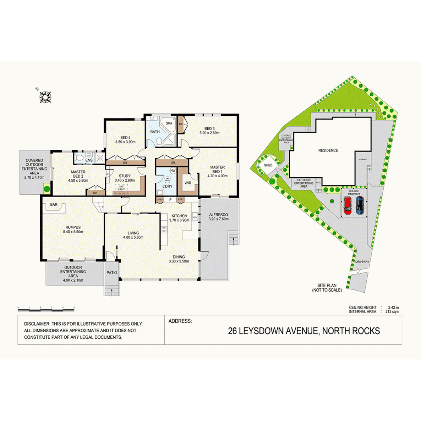 Floorplan of Homely house listing, 26 Leysdown Avenue, North Rocks NSW 2151