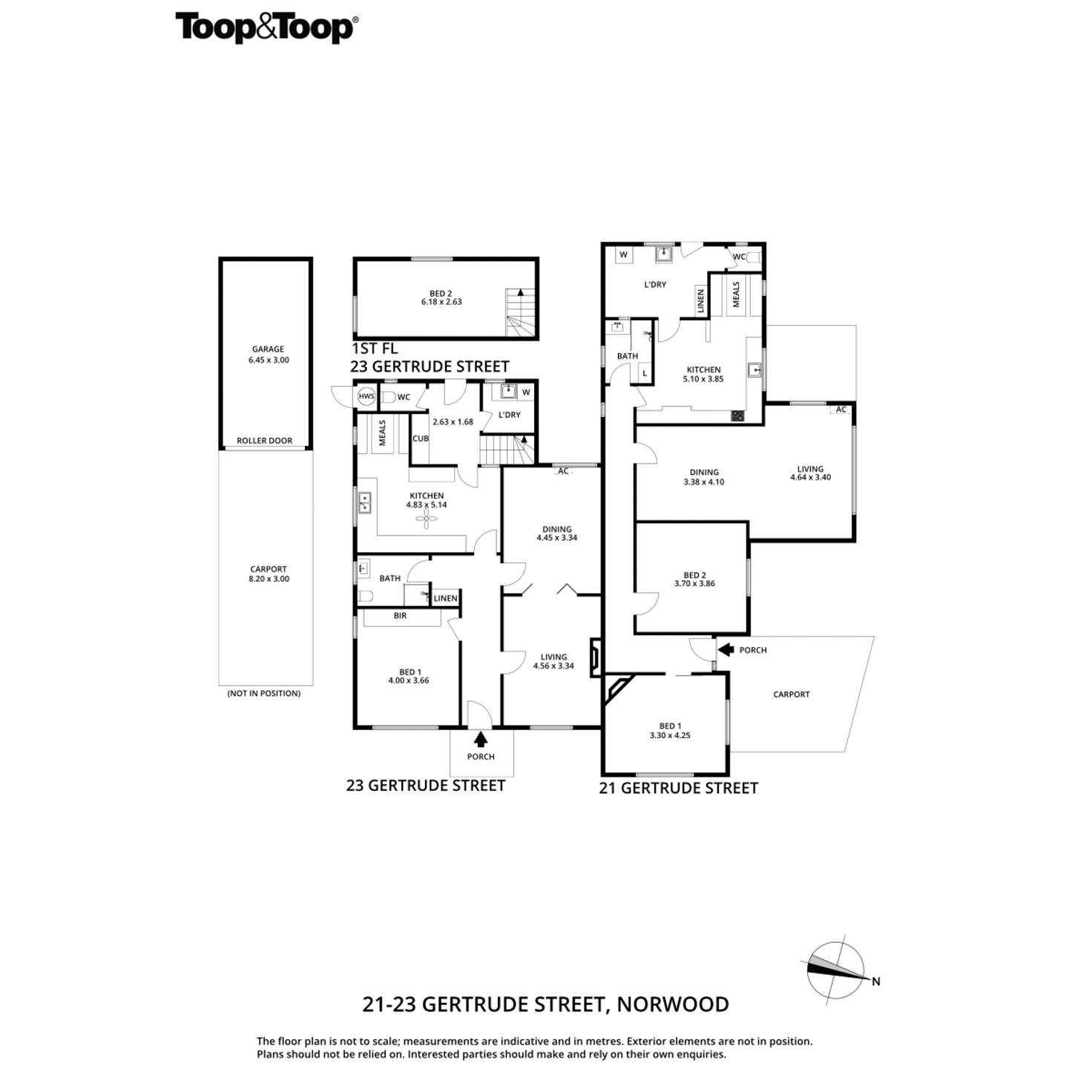 Floorplan of Homely house listing, 21-23 Gertrude Street, Norwood SA 5067