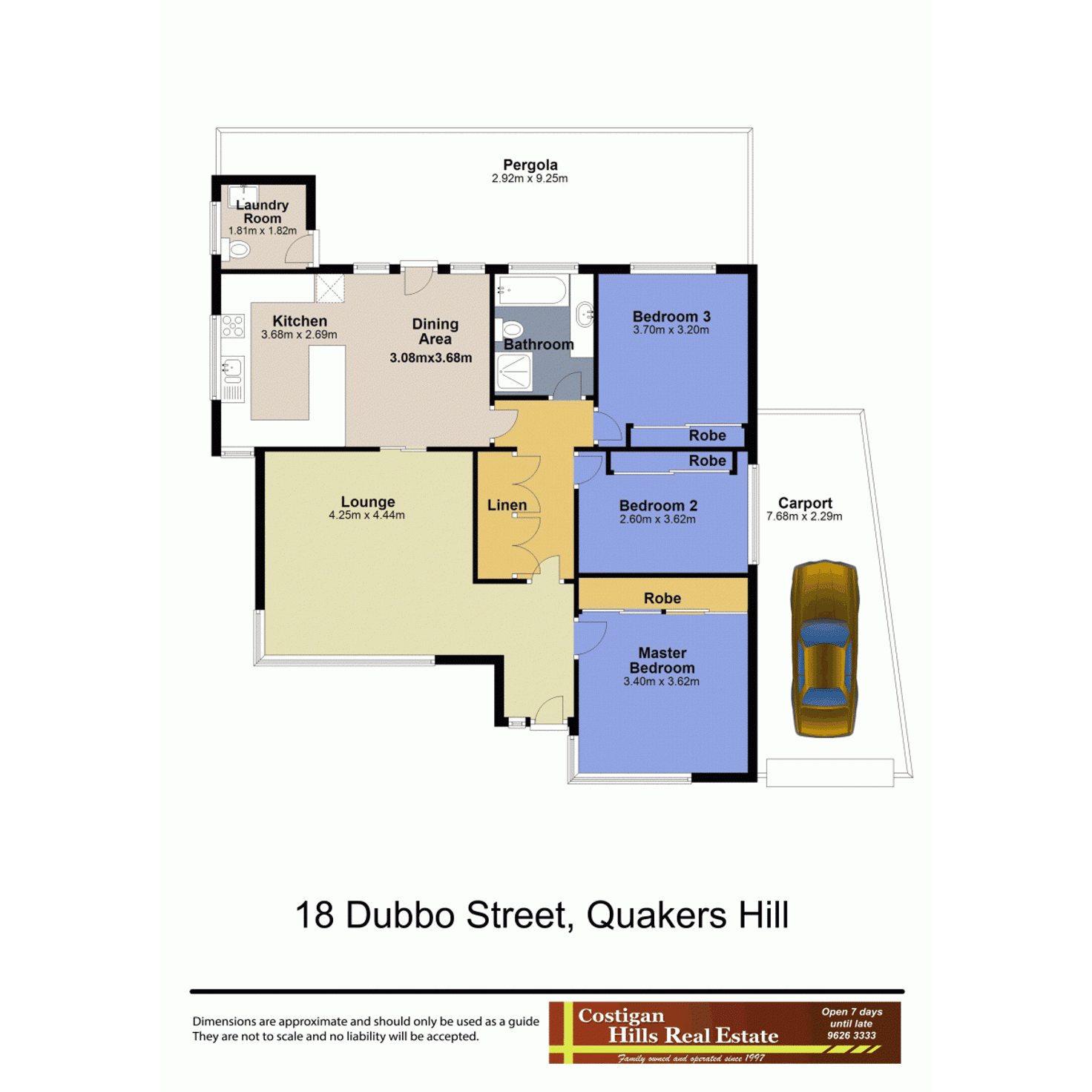 Floorplan of Homely house listing, 18 Dubbo Street, Quakers Hill NSW 2763