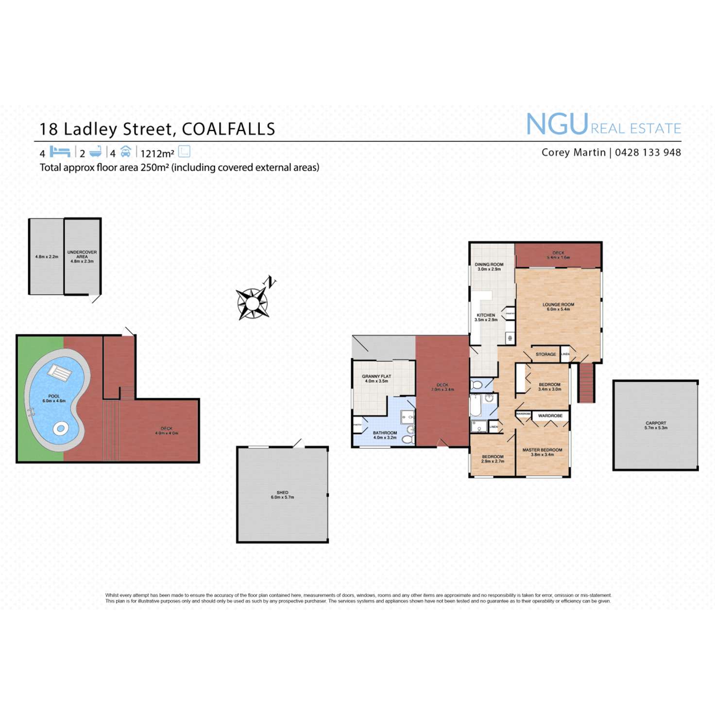 Floorplan of Homely house listing, 18 Ladley Street, Coalfalls QLD 4305