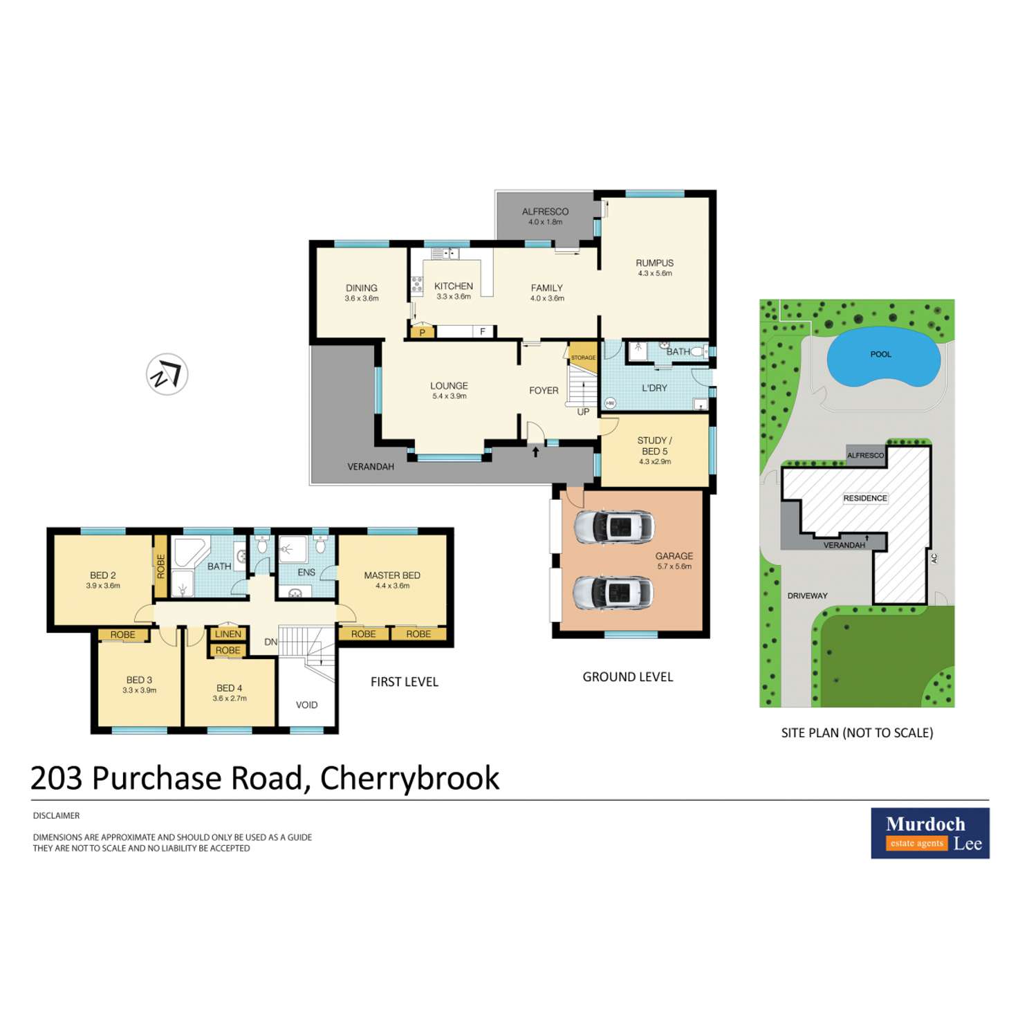 Floorplan of Homely house listing, 203 Purchase Road, Cherrybrook NSW 2126