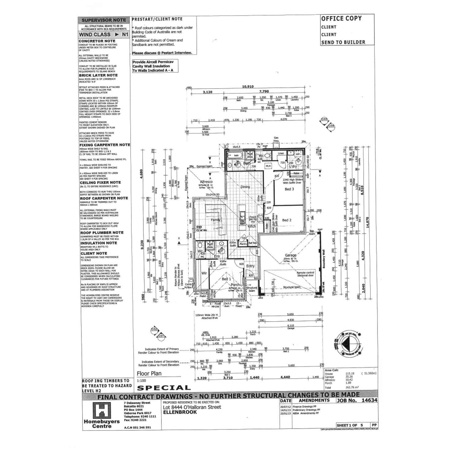 Floorplan of Homely house listing, 10 O'Halloran Street, Ellenbrook WA 6069