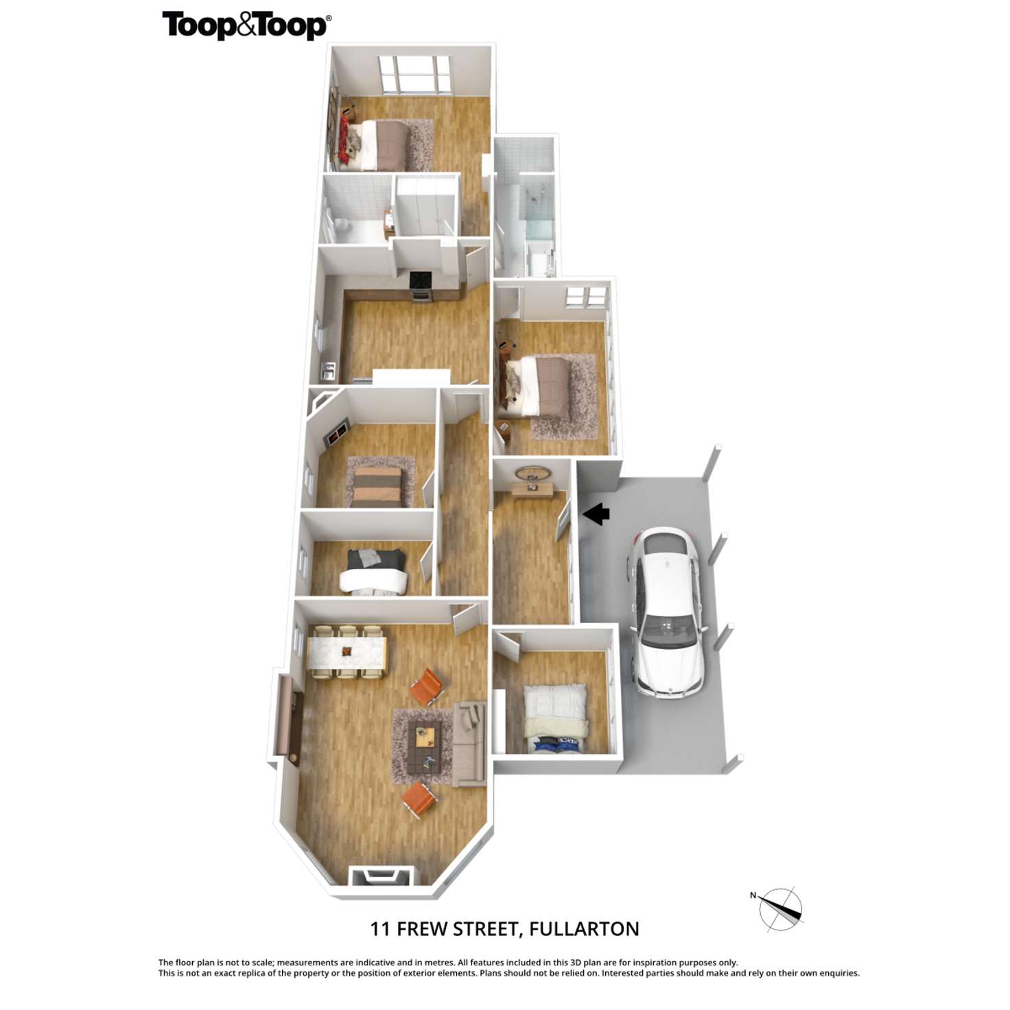 Floorplan of Homely house listing, 11 Frew Street, Fullarton SA 5063