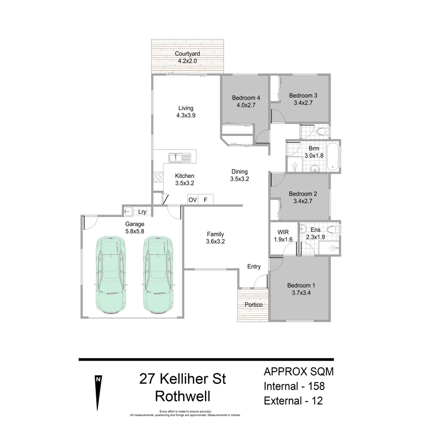 Floorplan of Homely house listing, 27 Kelliher Street, Rothwell QLD 4022