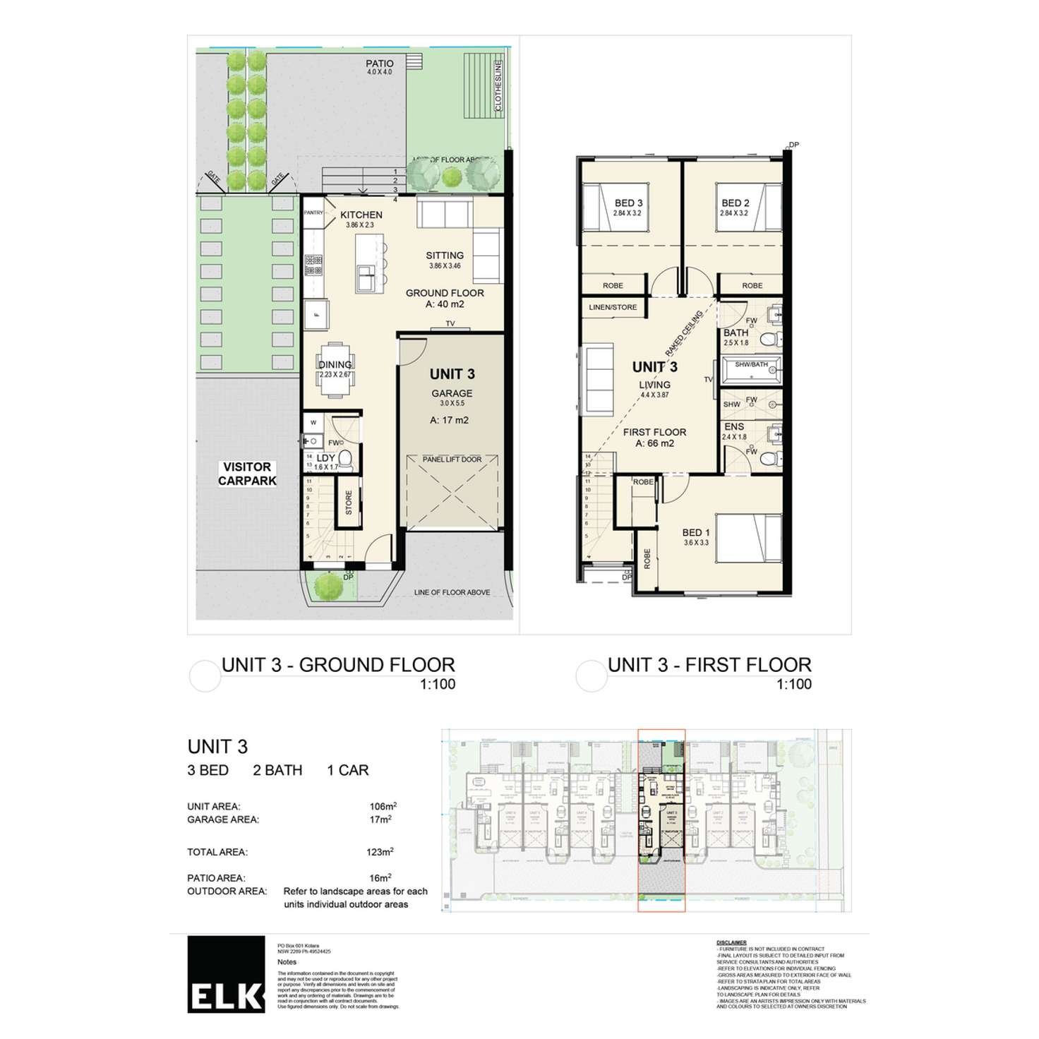 Floorplan of Homely townhouse listing, 2/17 High Street, Waratah NSW 2298