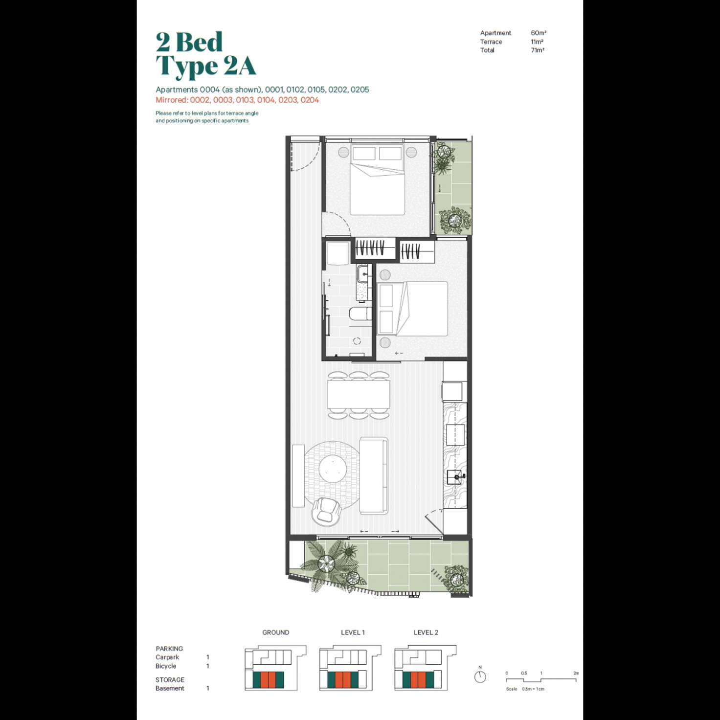 Floorplan of Homely apartment listing, 203/112-120 Vere Street, Abbotsford VIC 3067