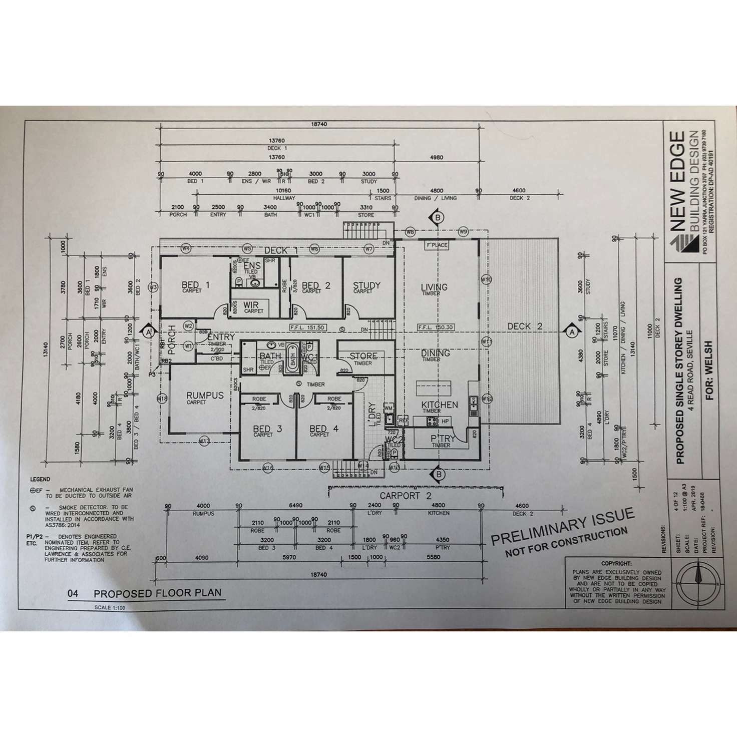 Floorplan of Homely residentialLand listing, 4A Read Road, Seville VIC 3139