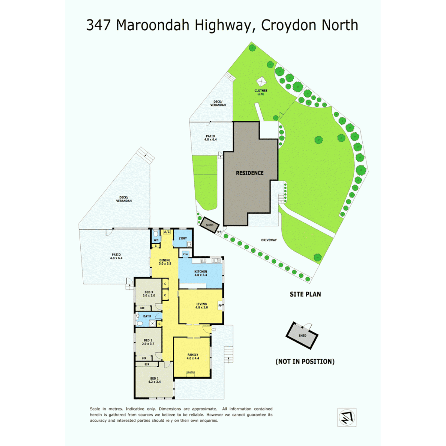 Floorplan of Homely house listing, 347 Maroondah Highway, Croydon North VIC 3136