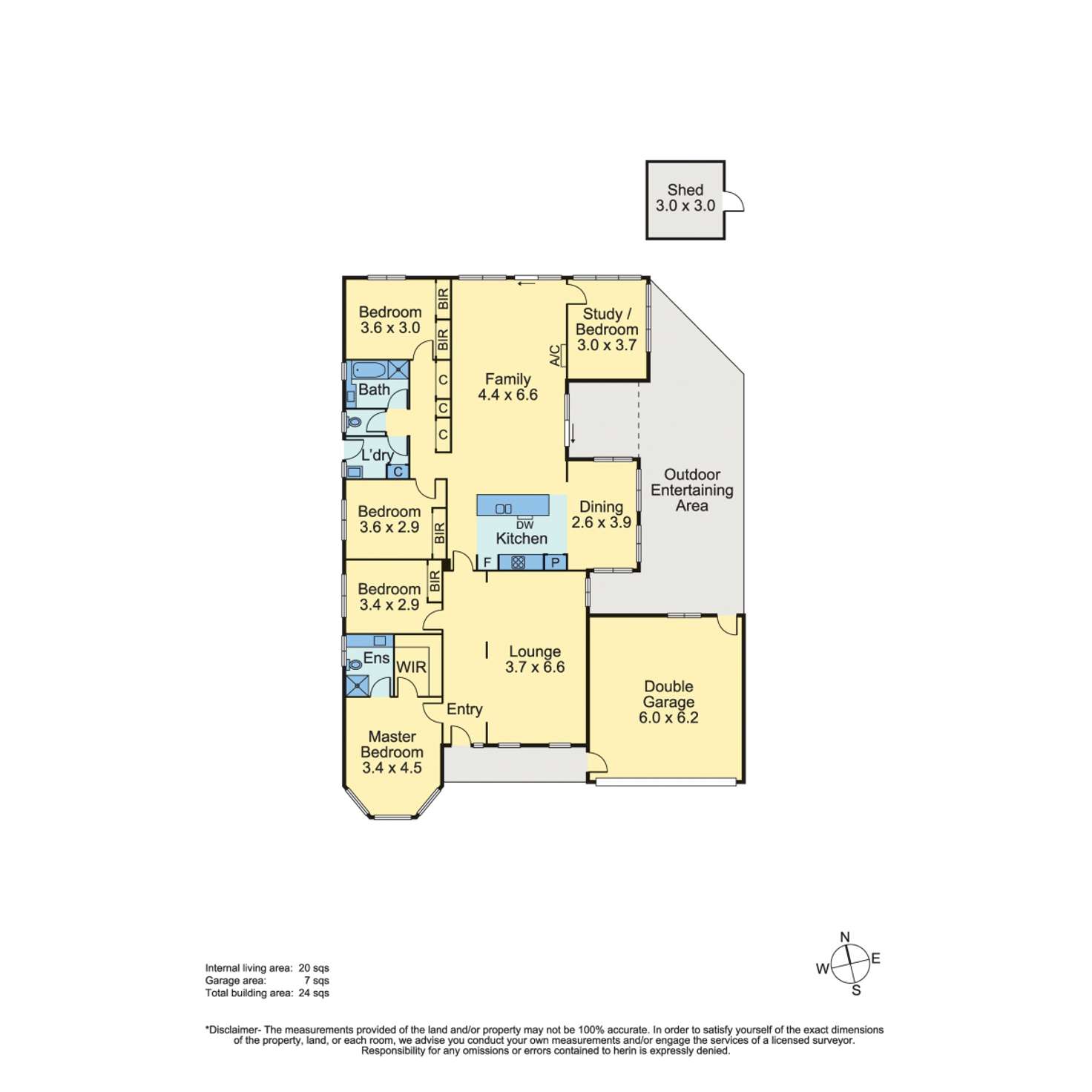 Floorplan of Homely house listing, 1 Anita Court, Mount Martha VIC 3934