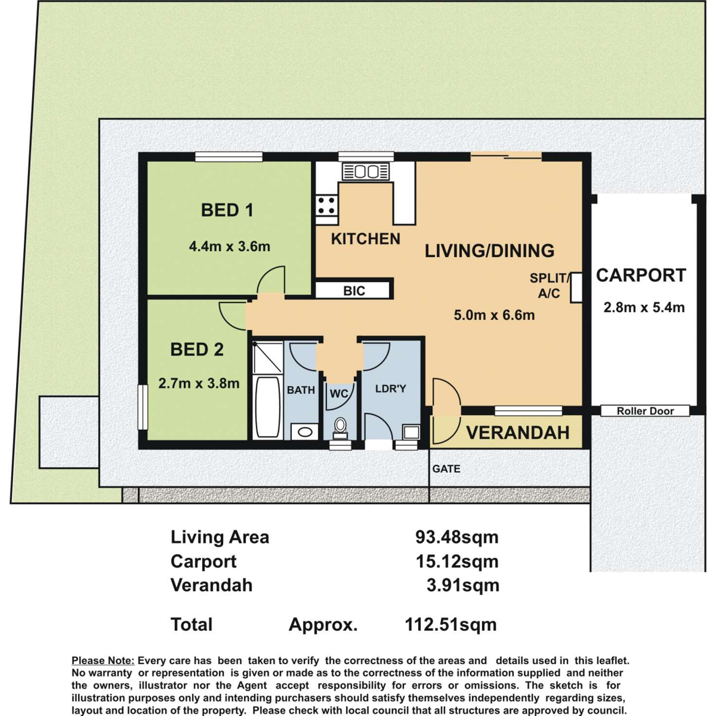 Floorplan of Homely unit listing, 3/147-149 Tolley Road, St Agnes SA 5097