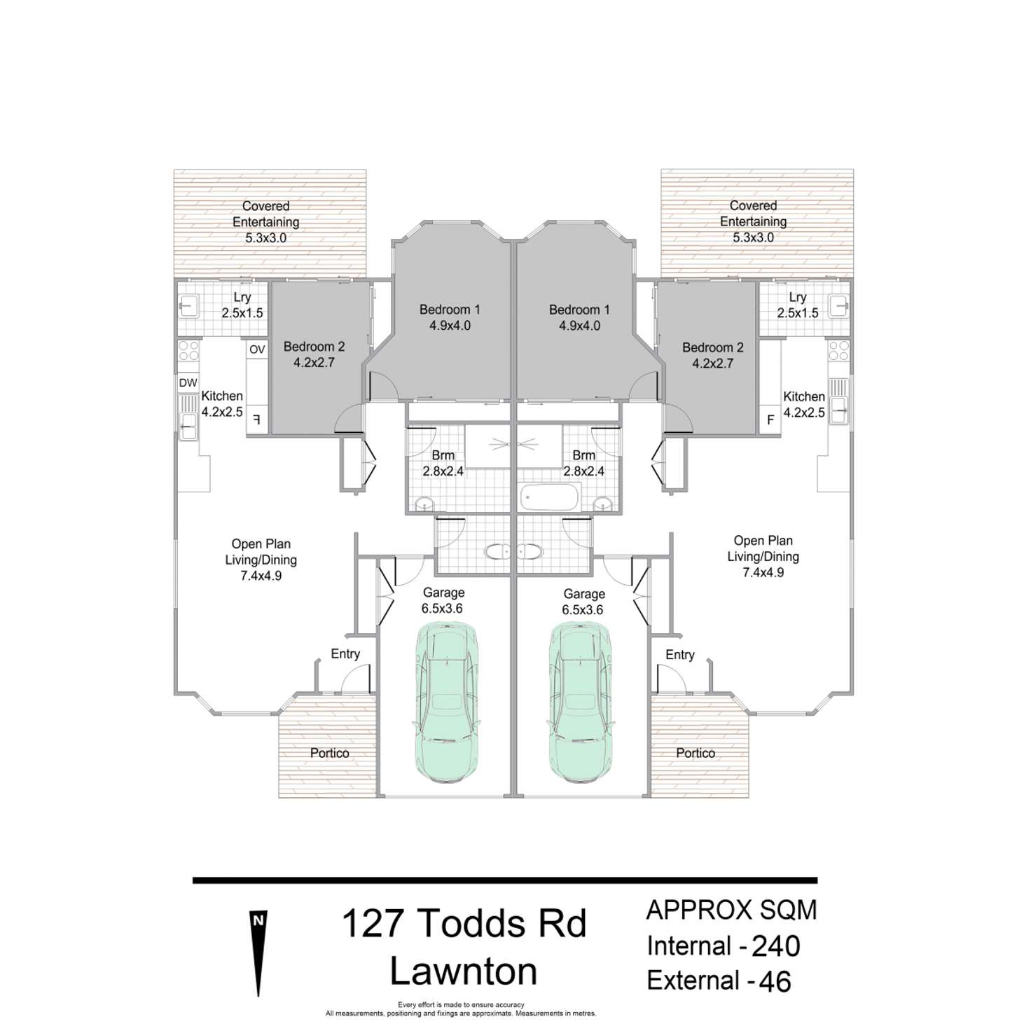 Floorplan of Homely house listing, 2/127 Todds Road, Lawnton QLD 4501