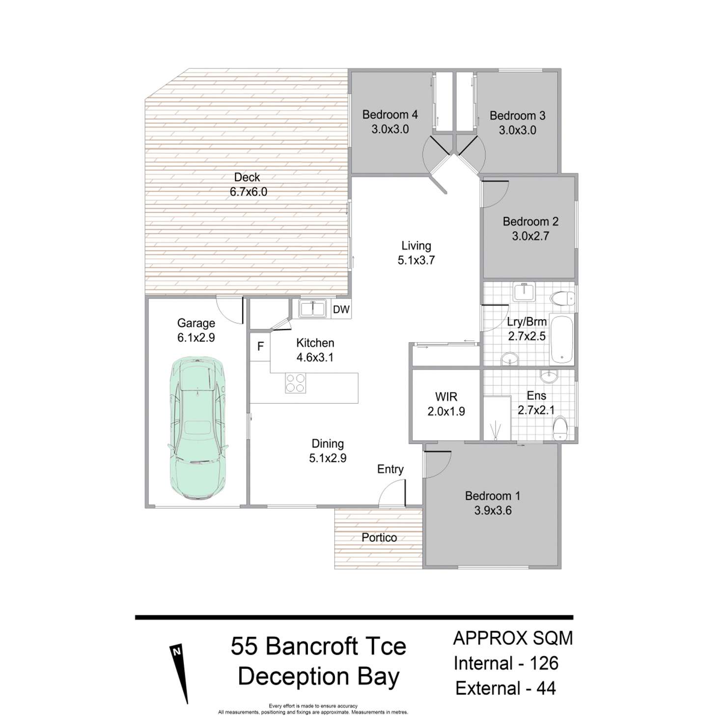 Floorplan of Homely house listing, 55 Bancroft Terrace, Deception Bay QLD 4508