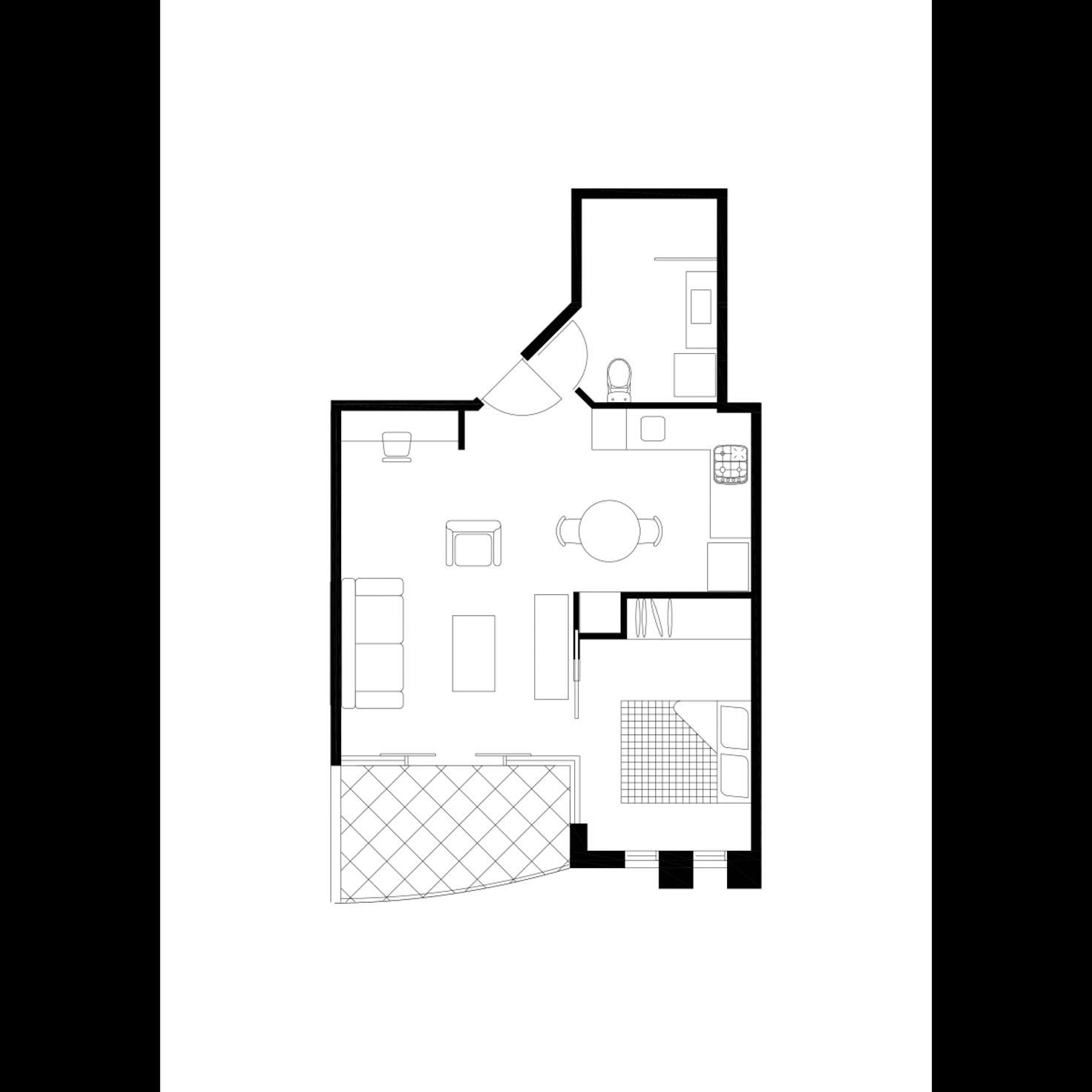 Floorplan of Homely apartment listing, 602/20 Garden Street, South Yarra VIC 3141