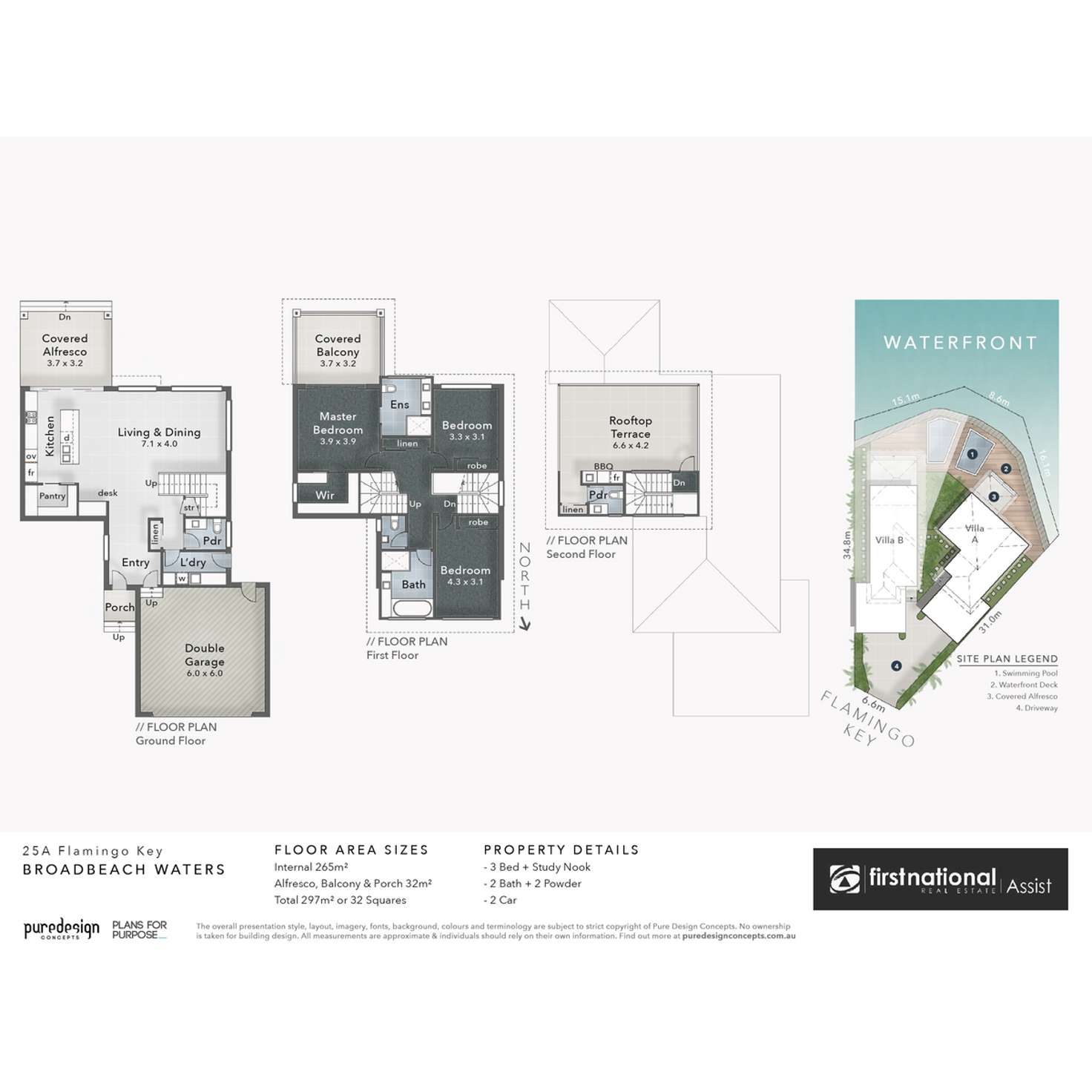 Floorplan of Homely house listing, 25A Flamingo Key, Broadbeach Waters QLD 4218
