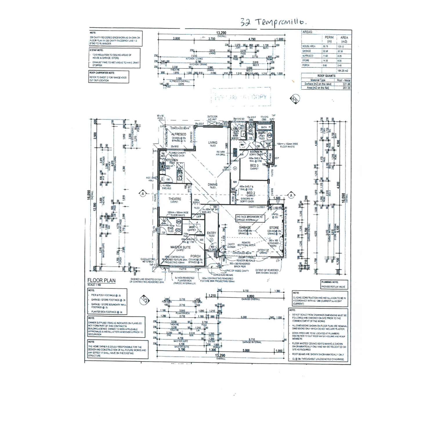 Floorplan of Homely house listing, 32 Tempranillo Drive, Dayton WA 6055