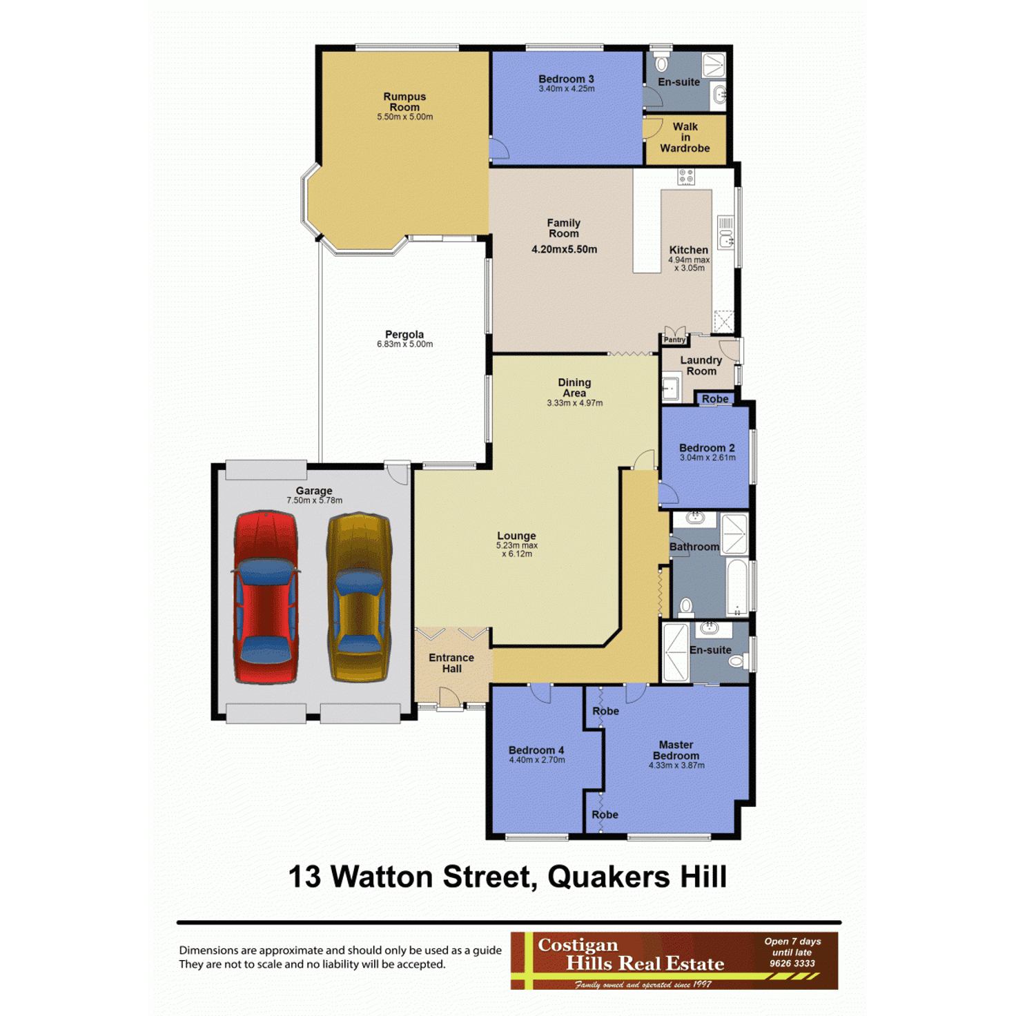 Floorplan of Homely house listing, 13 Watton Street, Quakers Hill NSW 2763