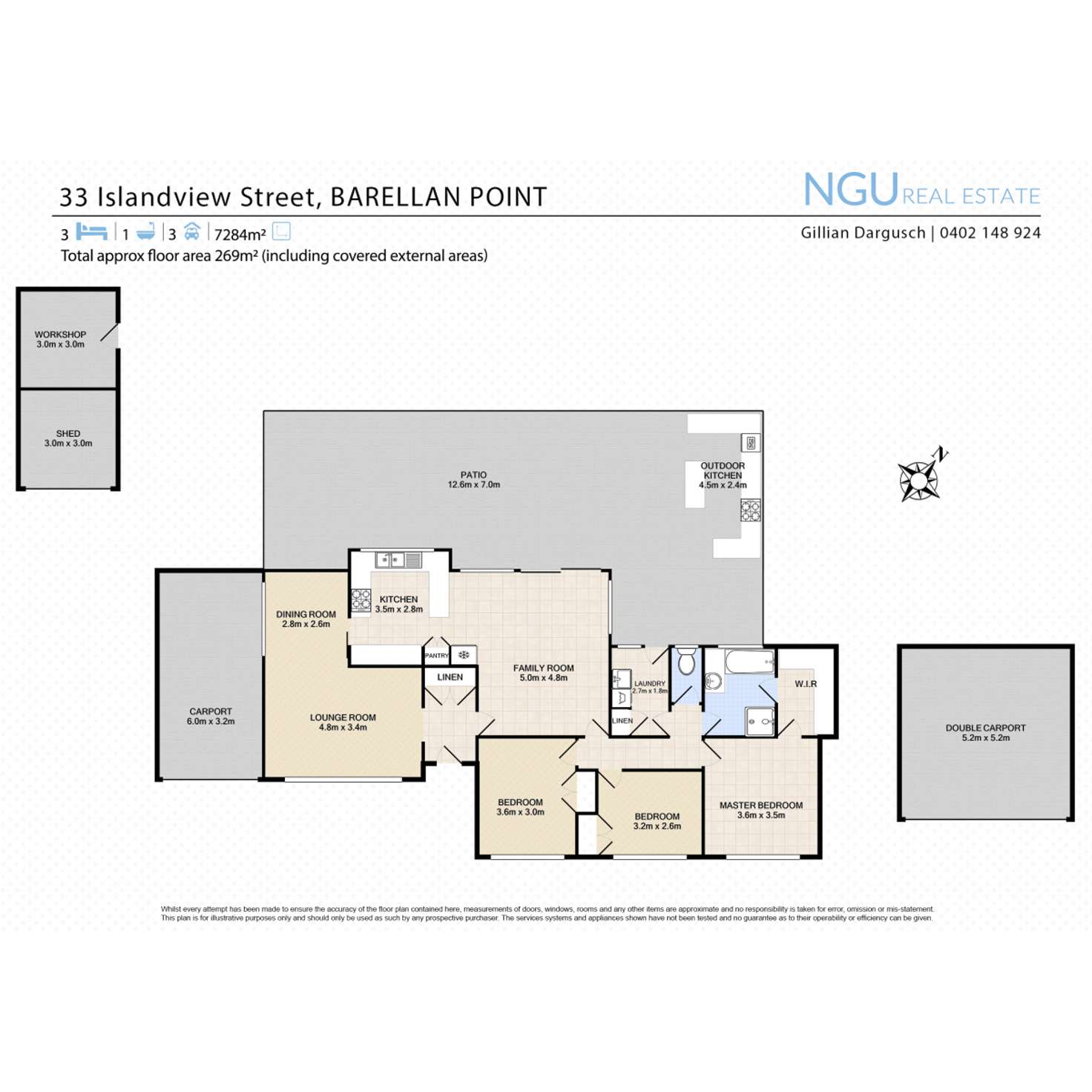 Floorplan of Homely house listing, 33 Islandview Street, Barellan Point QLD 4306
