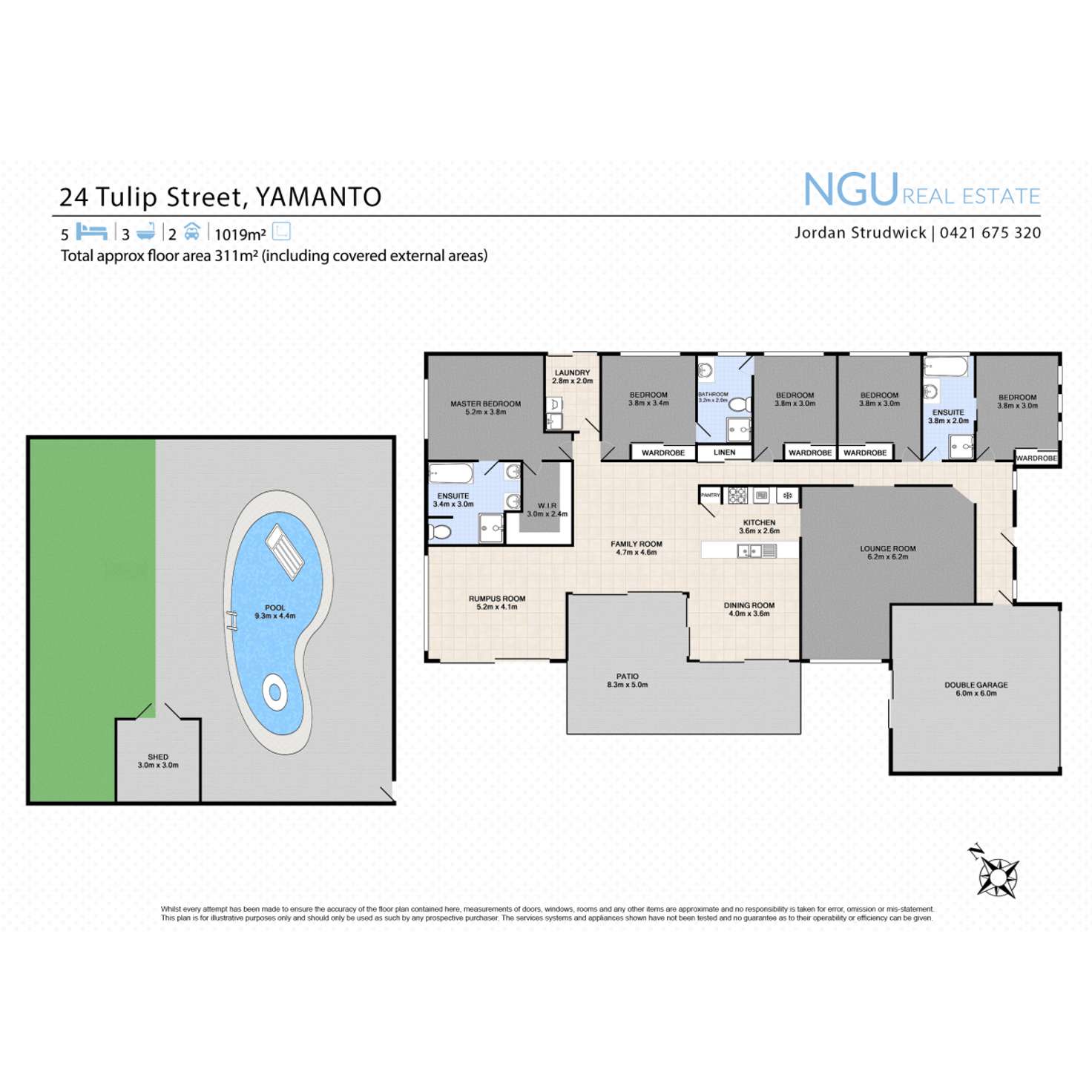 Floorplan of Homely house listing, 24 Tulip Street, Yamanto QLD 4305