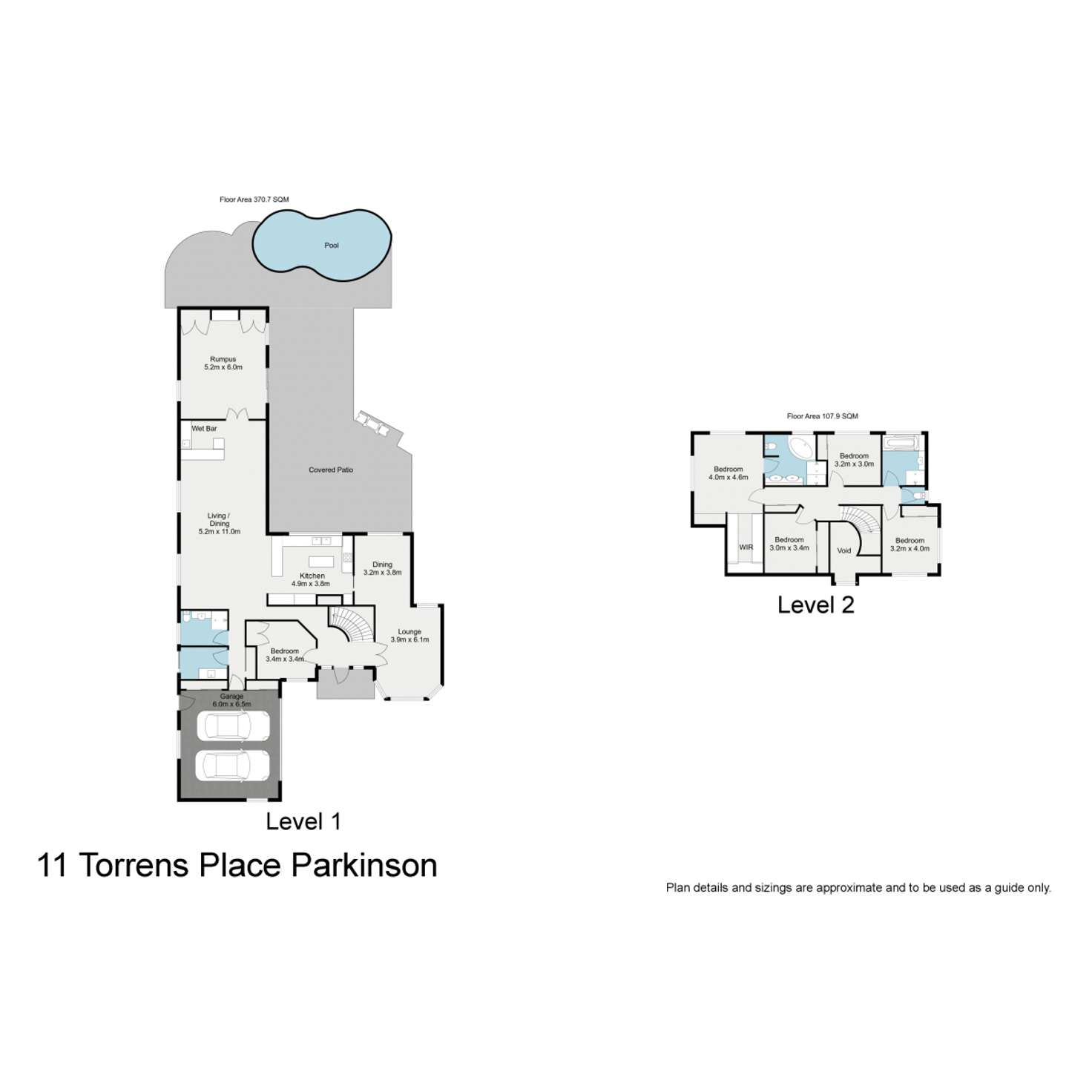 Floorplan of Homely house listing, 11 Torrens Place, Parkinson QLD 4115