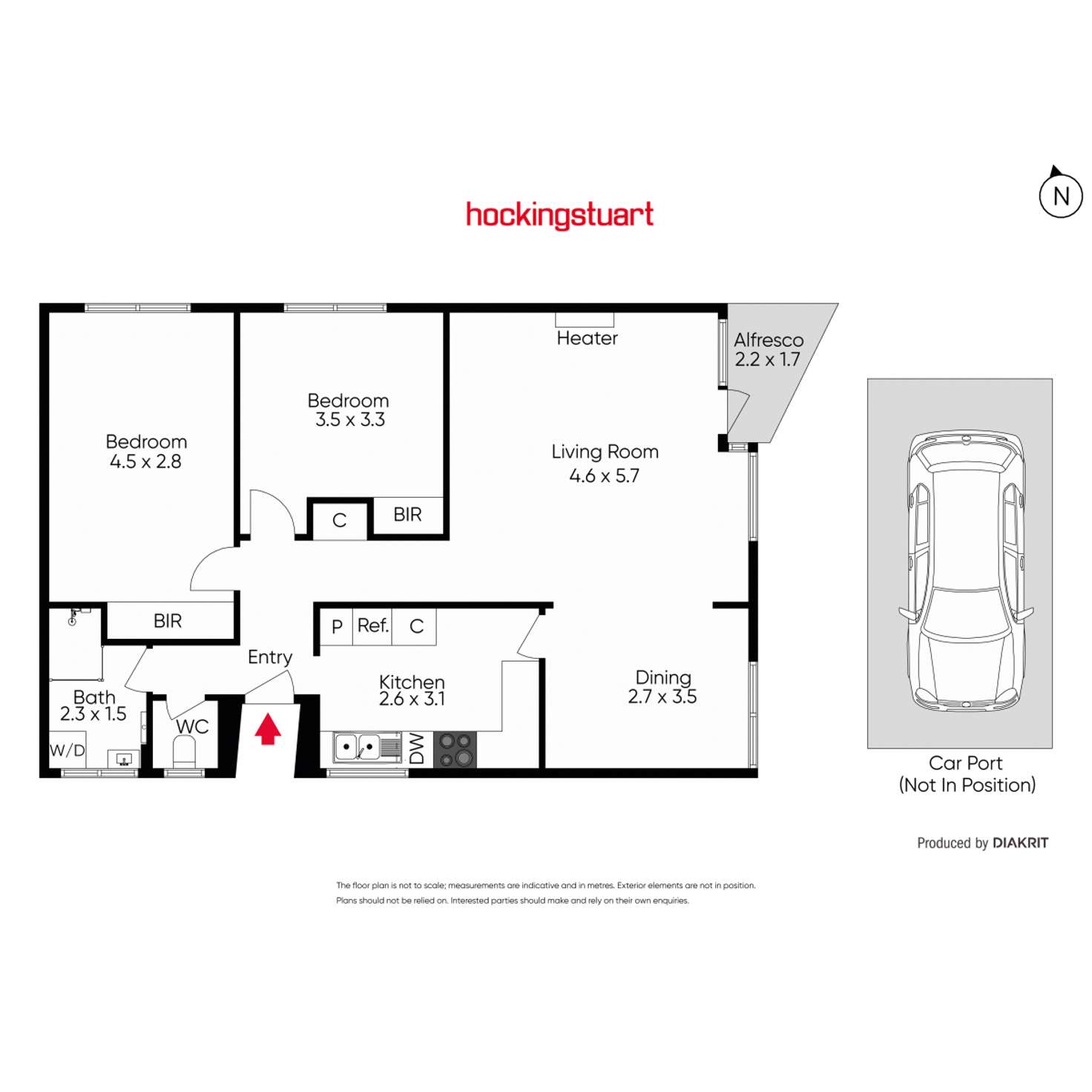 Floorplan of Homely apartment listing, 2/177 Power Street, Hawthorn VIC 3122