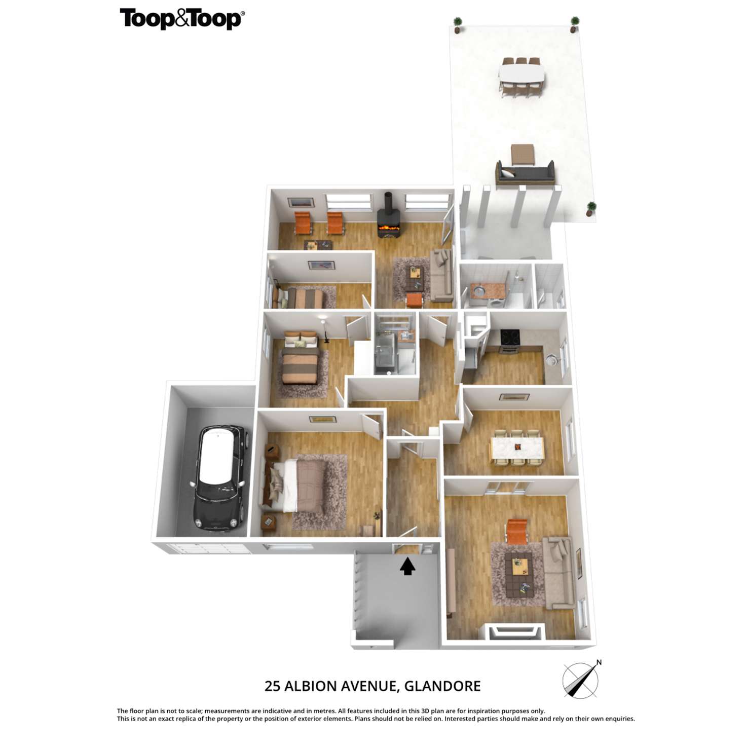 Floorplan of Homely house listing, 25 Albion Avenue, Glandore SA 5037