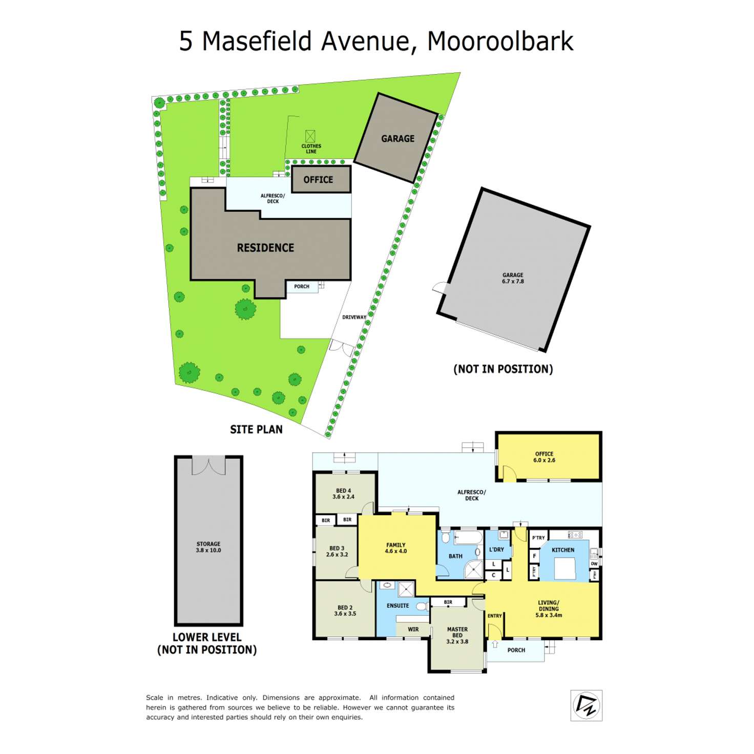 Floorplan of Homely house listing, 5 Masefield Avenue, Mooroolbark VIC 3138