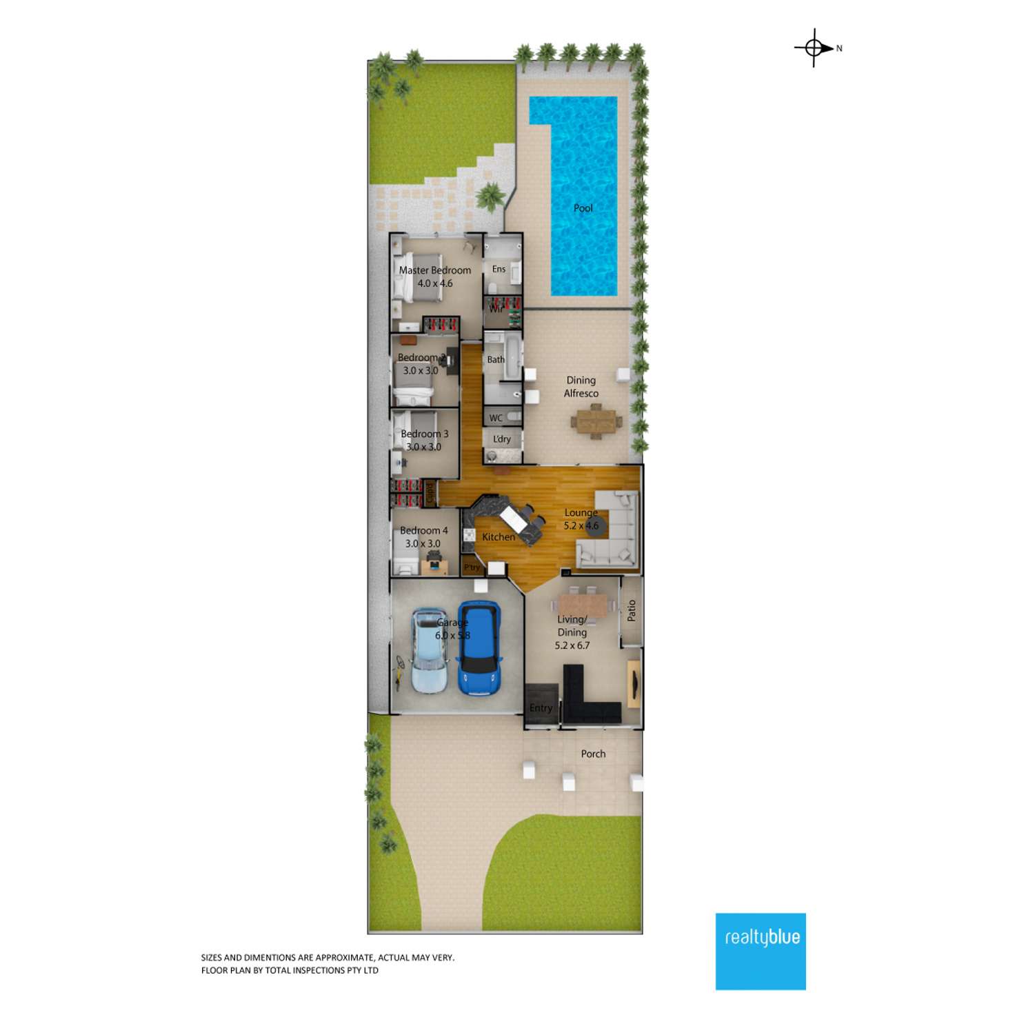 Floorplan of Homely house listing, 1 Rafael Place, Varsity Lakes QLD 4227