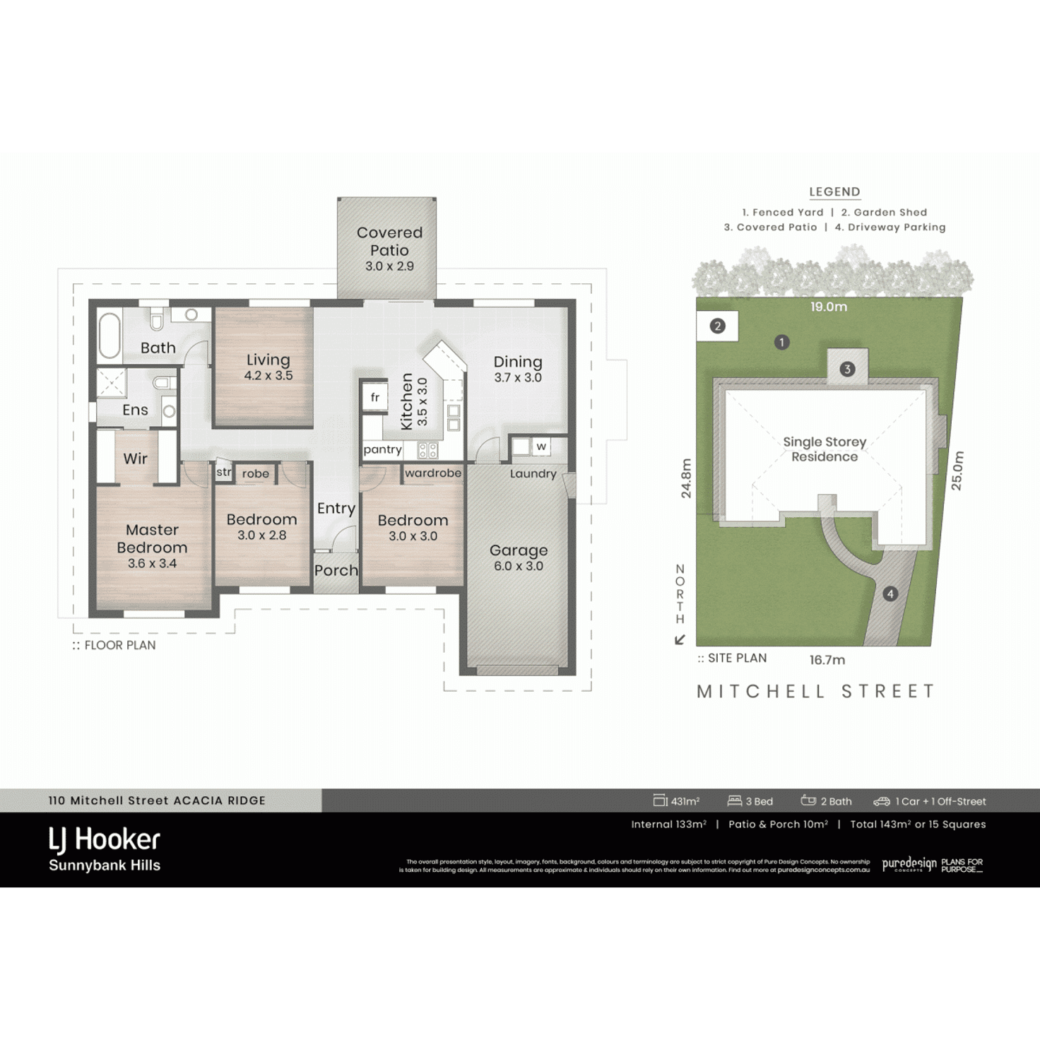 Floorplan of Homely house listing, 110 Mitchell Street, Acacia Ridge QLD 4110