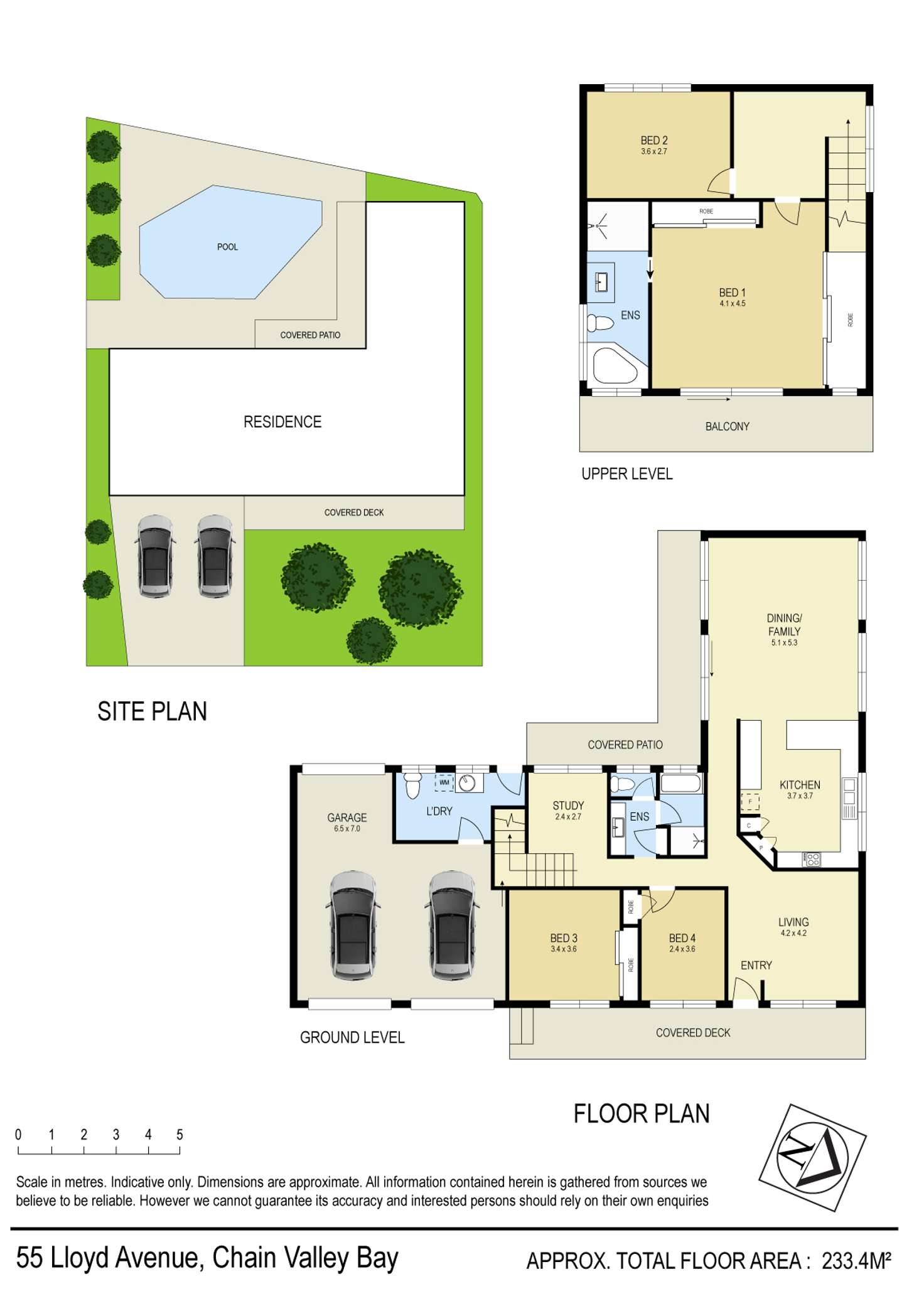 Floorplan of Homely house listing, 55 Lloyd Avenue, Chain Valley Bay NSW 2259
