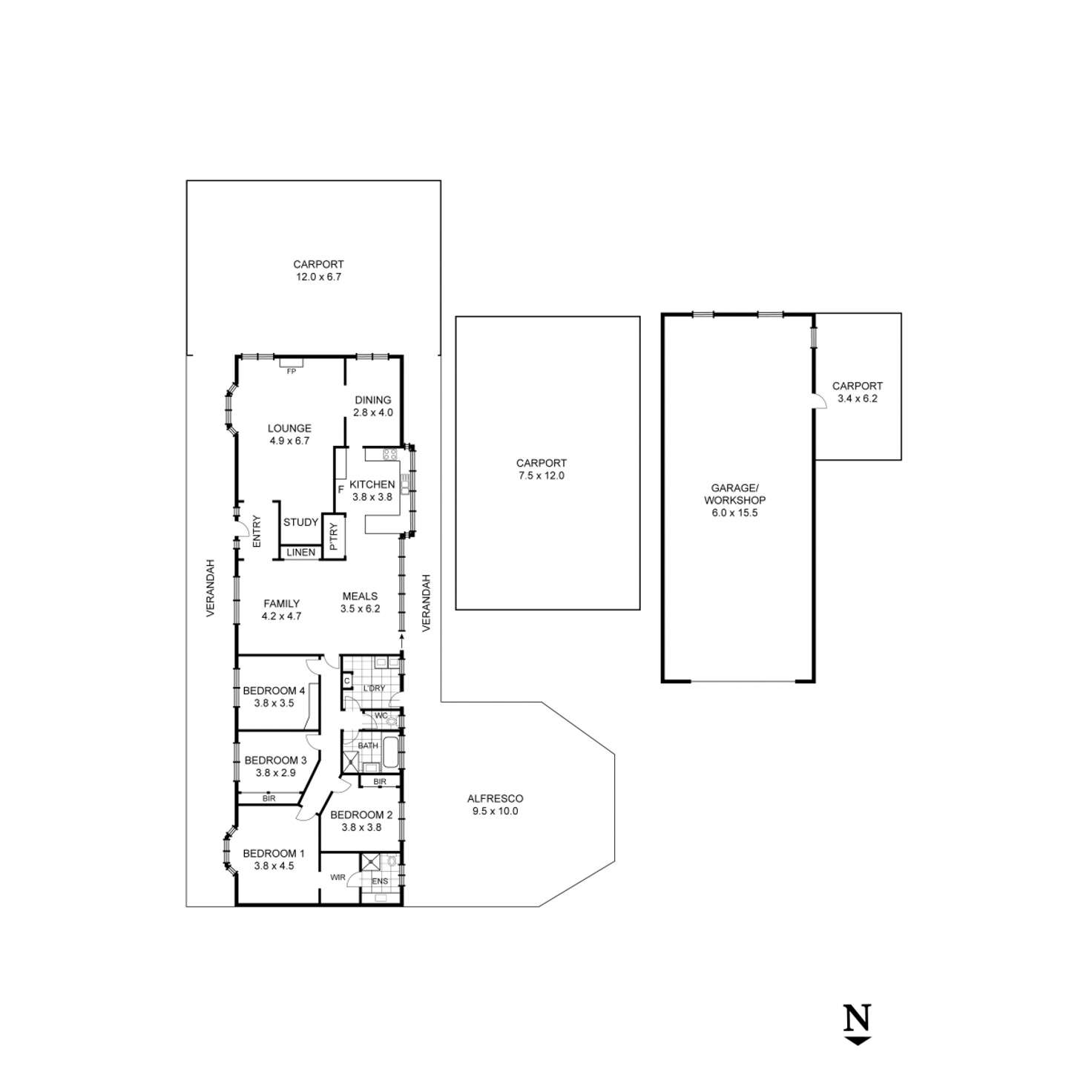 Floorplan of Homely house listing, 11 Budd Avenue, Wallan VIC 3756