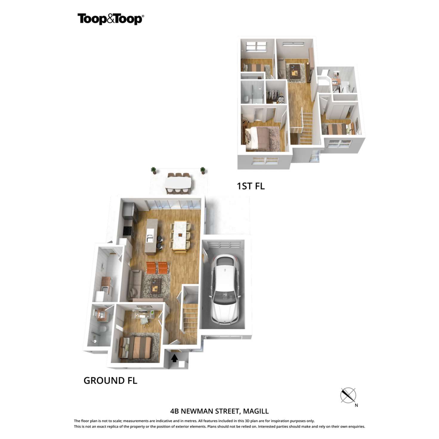 Floorplan of Homely house listing, 4b Newman Street, Magill SA 5072