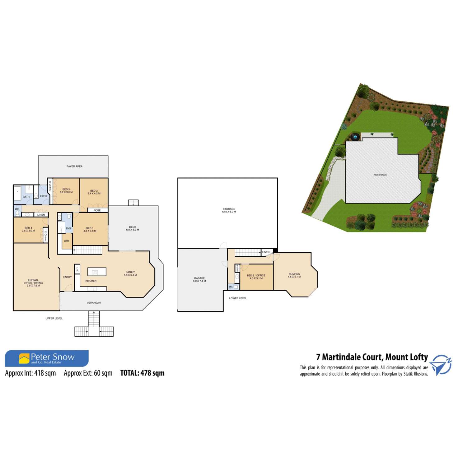 Floorplan of Homely house listing, 7 Martindale Court, Mount Lofty QLD 4350