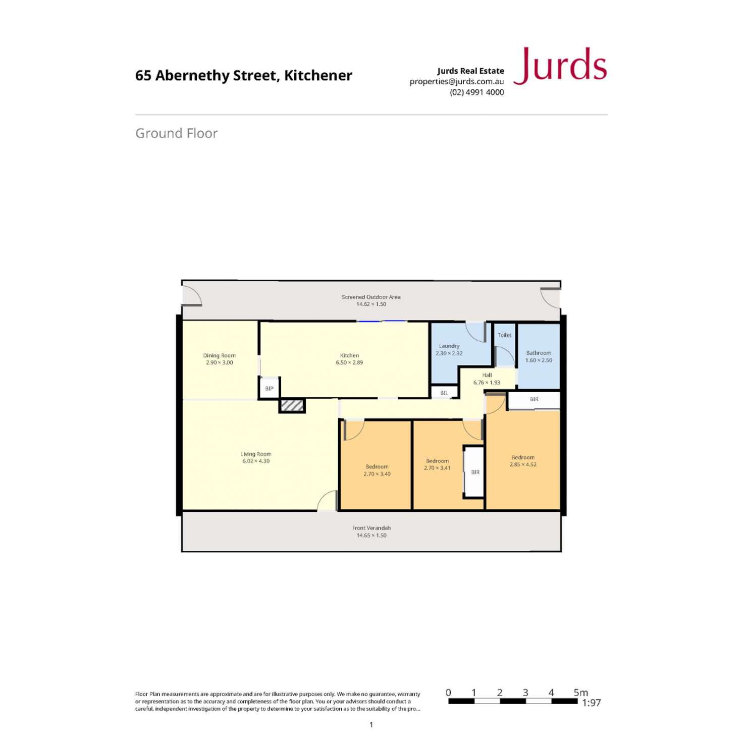 Floorplan of Homely house listing, 65 Abernethy Street, Kitchener NSW 2325