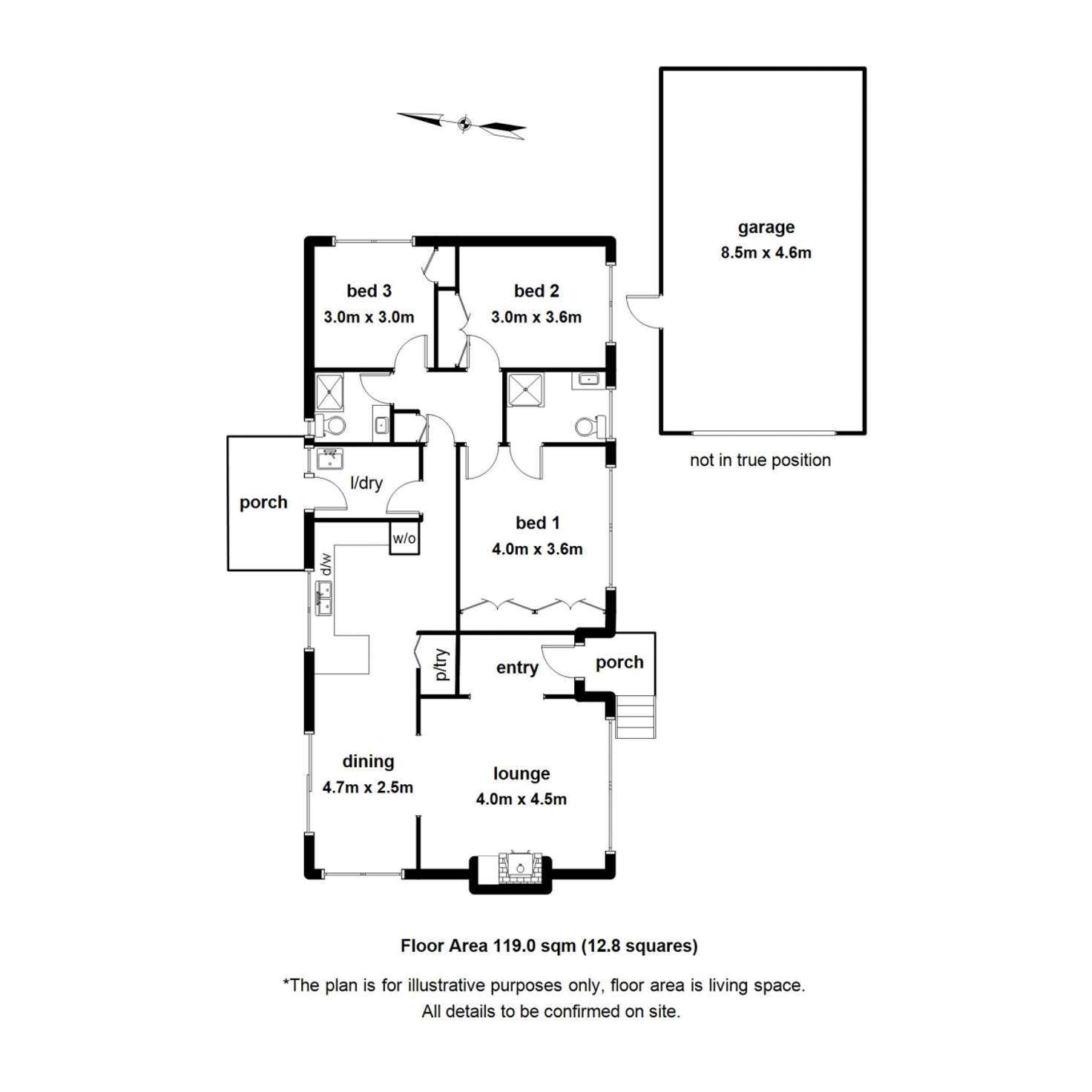 Floorplan of Homely house listing, 13 Legg Road, Emerald VIC 3782