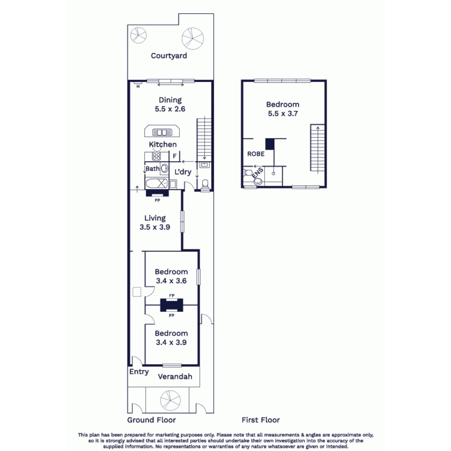 Floorplan of Homely house listing, 7 Smith Street, Kensington VIC 3031
