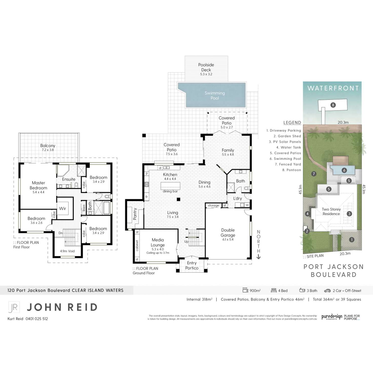 Floorplan of Homely house listing, 120 Port Jackson Boulevard, Clear Island Waters QLD 4226