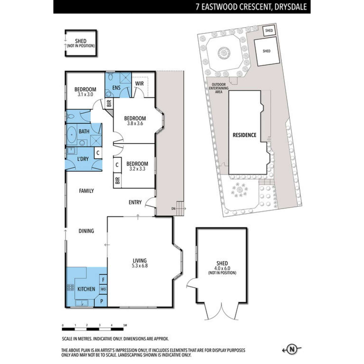 Floorplan of Homely house listing, 7 Eastwood Crescent, Drysdale VIC 3222