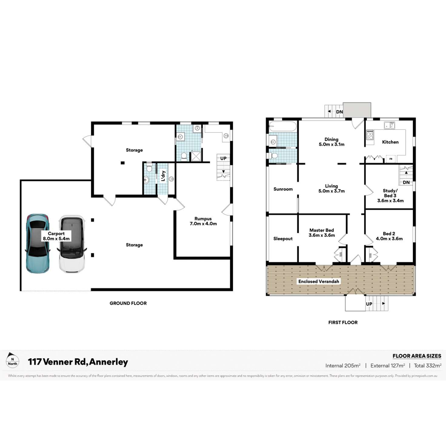 Floorplan of Homely house listing, 117 Venner Rd cul-de-sac (off Sunbeam St), Annerley QLD 4103
