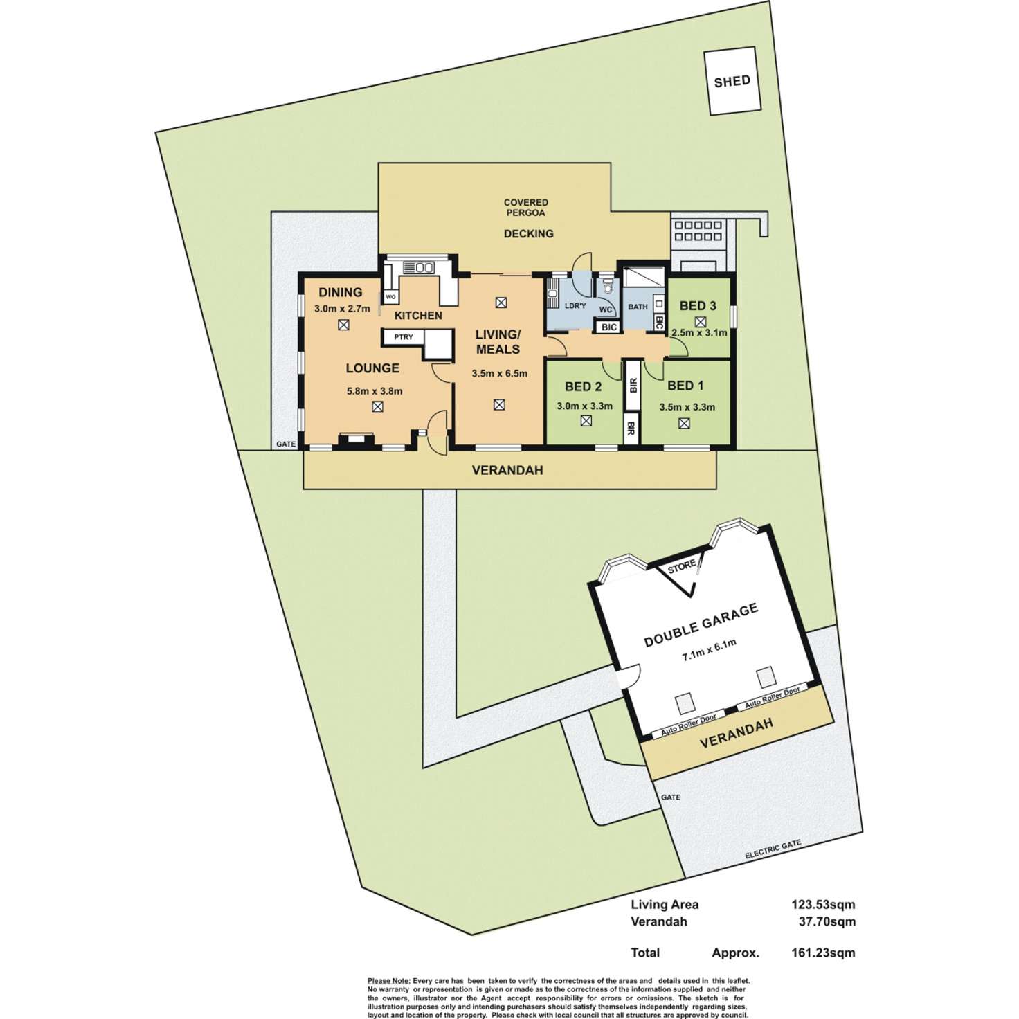 Floorplan of Homely house listing, 47 Sarnia Farm Road, St Agnes SA 5097