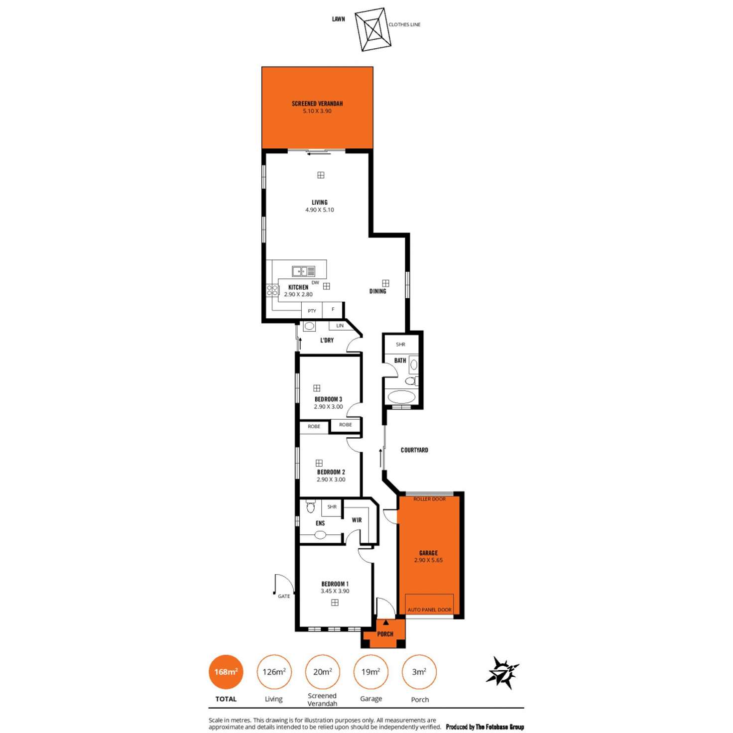 Floorplan of Homely house listing, 8A Minion Street, Windsor Gardens SA 5087