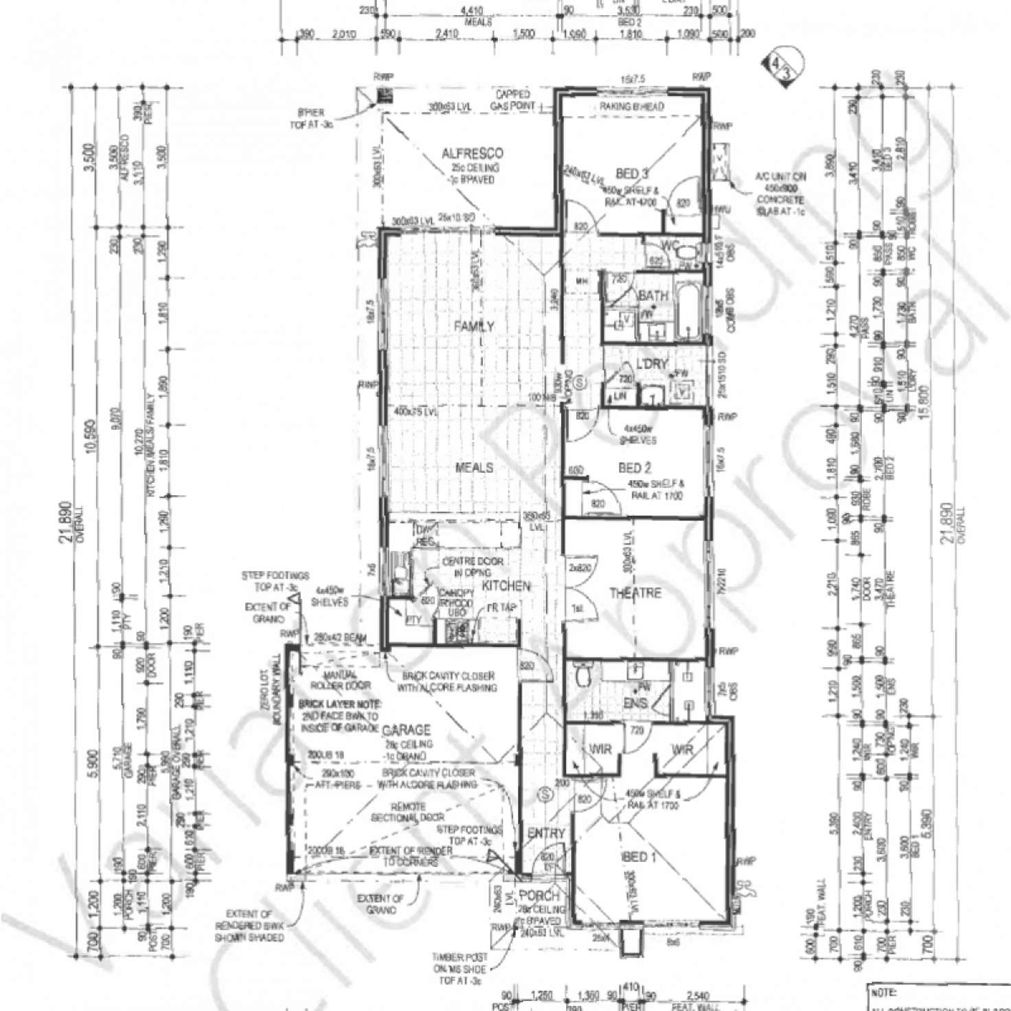Floorplan of Homely house listing, 6 Simcoe Way, Caversham WA 6055