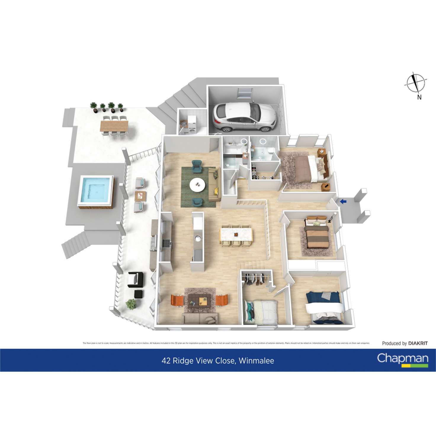 Floorplan of Homely house listing, 42 Ridge View Close, Winmalee NSW 2777