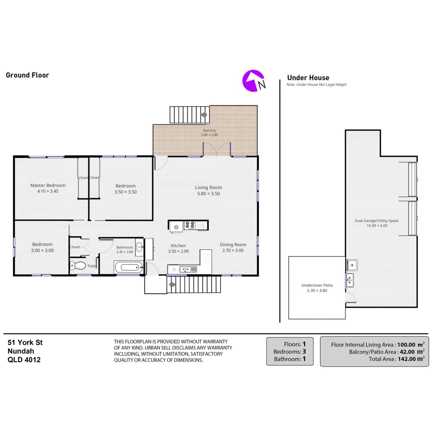 Floorplan of Homely house listing, 51 York Street, Nundah QLD 4012