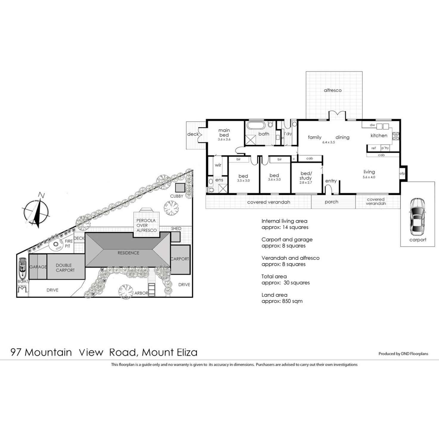 Floorplan of Homely house listing, 97 Mountain View Road, Mount Eliza VIC 3930