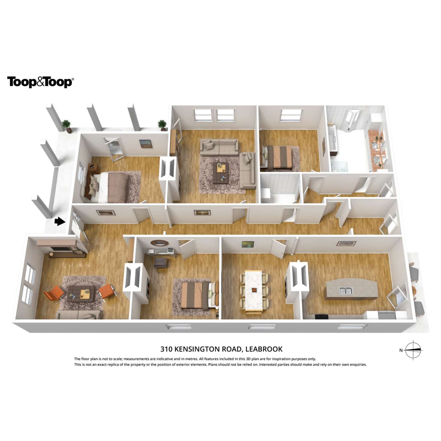 Floorplan of Homely house listing, 310 Kensington Road, Leabrook SA 5068