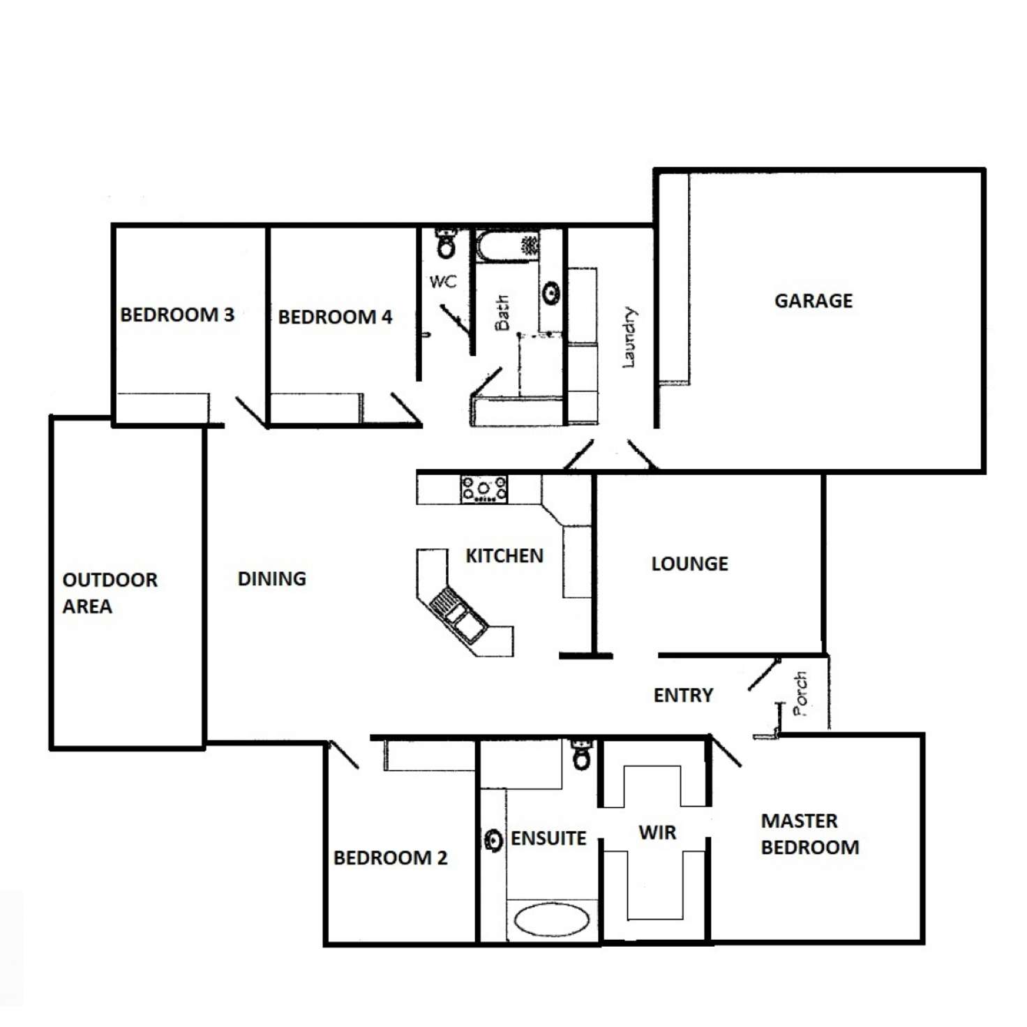 Floorplan of Homely house listing, 1 Conquest Court, Kepnock QLD 4670