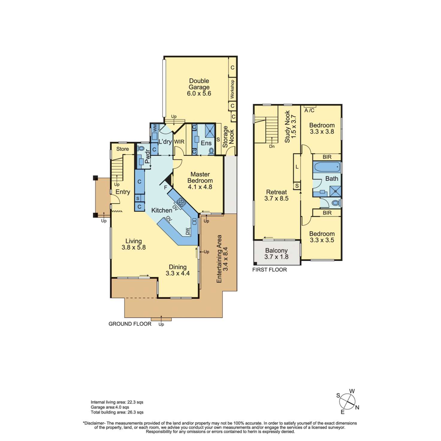 Floorplan of Homely house listing, 122 Tanti Avenue, Mornington VIC 3931
