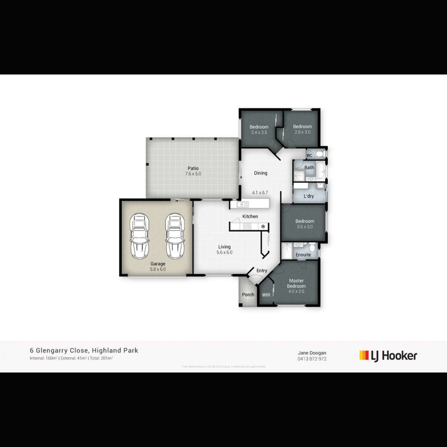 Floorplan of Homely house listing, 6 Glengarry Close, Highland Park QLD 4211